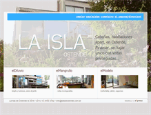 Tablet Screenshot of laislaostende.com.ar